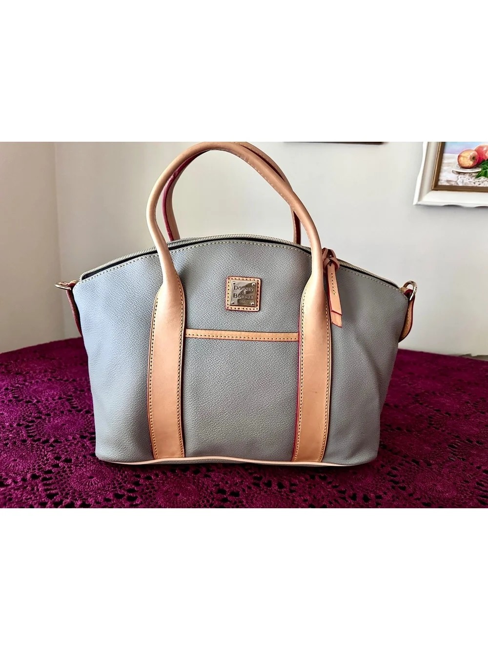 Vintage Dooney & Bourke Carley Madeline Satchel